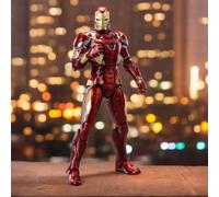 HiPlay ZD Toys Anniversary Series Collectible Figure Full Set: Non-Luminous Version: Iron Hero MK6 (1906-06), 1:10 Scale Miniature Action Figurine BFGGTXMK6