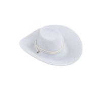 HiPlay ZYTOYS, Classic Western Cowboy Hat White Color, 1/6 Scale Accessory for 12 inch Collectible Figure ZY505B