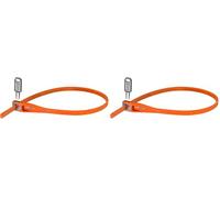 HIPLOCK CLL390 Pull-Up Pensions hiplok FX Lime combin. C/Câble d'enroulement 1M Unisex-Adult, Taille Unique (Lot de 2)