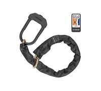 Hiplok DXXL, Antivol en U + Chaîne à Boucles, Unisex, Black, Zone de Fermeture : 15cm x 8.5cm + 100 cm