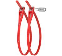 Hiplok Z-Lok Câble Verrouillage Paquet Double Rouge