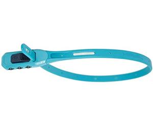 Hiplok Z Lok Combo Attache de sécurité Mixte Adulte, Bleu (Turquoise), 40 cm