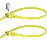 Hiplok Z Lok Twin Pack Attache de sécurité Mixte Adulte, Jaune (Lime), Taille Unique