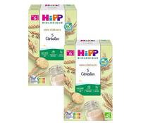 Hipp 5 Céréales dès 6 mois 250g lot de 2