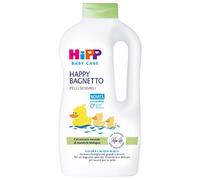 HiPP Baby Care Happy HiPP Gel de bain pour enfant - Pour les peaux sensibles - PH neutre - Extrait d'amande biologique naturel - 1 flacon de 1000 ml - Bain pour nouveau-né