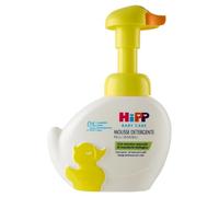 HiPP - Baby Care Mousse nettoyante pour enfants en forme de canard mignon, nettoie et hydrate le corps et les mains pour les peaux sensibles, à l'extrait d'amande bio naturel, 1 flacon de 250 ml