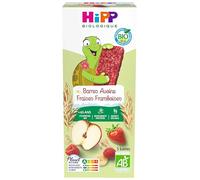 HiPP - Barres Avoine Fraises Framboises - Boîte 100 g - BIOLOGIQUE