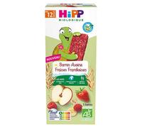 HiPP - Barres Avoine Fraises Framboises - Boîte 100 g
