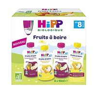 Parapharmacie > Bébé & Maman > Alimentation bébé > Repas bébé > Petits pots bébé HiPP Fruits à Boire dès 8 Mois Bio 8 Gourdes de 90 ml - Petits pots bébé - Pharmacie en ligne LaSante.net