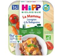 Hipp Bio Lasagnes à la Bolognaise La Mamma Repas pour Bébé Dès 15 Mois 250 g