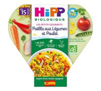 HIPP Biologique Les Petits Gourmets Paëlla Aux Légumes Et Poulet Bébés +15 Mois 250g