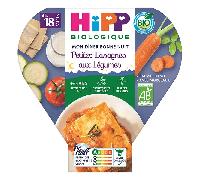 Hipp Bio Mon Dîner Bonne Nuit Assiette Petites Lasagnes aux Légumes +18m 260g