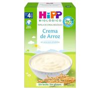 HiPP Biologique - Crème de riz sans gluten bio - Facile à digérer - Sans sucre ajouté - Sans produits laitiers - Enrichi en vitamines et minéraux essentiels - Convient aux bébés à partir de 4 mois