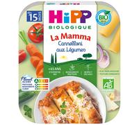 Parapharmacie en ligne > Bébé & Maman > Alimentation bébé > Repas pour bébé HiPP La Mamma Cannelloni aux Légumes dès 15 Mois Bio 250 g