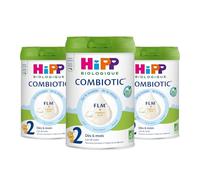 HiPP - Combiotic FLM - Lait 2 de suite - Boîtes - 3x800g - BIOLOGIQUE