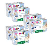HiPP - Délices De Lait - Semoule au lait entier - Coupelles 4x100g - Lot de 6 - BIOLOGIQUE