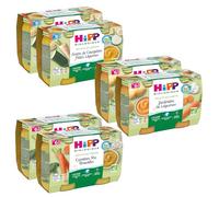 HiPP - Délices du Jardin 3 Variétés Dès 6 et 8 Mois 12 Pots de 190 g