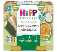 Hipp Bio Délices du Jardin Pot Gratin de Courgettes Petis Légumes +8m 2 x 190g