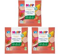 HiPP - Galette de Maïs à la Fraise Mon Goûter Plaisir - Sachet de 23g BIOLOGIQUE (Lot de 3)