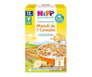 Hipp Kids Muesli 7 Cereales con Banana Refinada Bio 200g