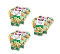 HiPP - Les Petits Gourmets - Pâtes au Saumon à la Crème d'Aneth - Assiettes - 6x250g