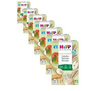HiPP - Matins Gourmands - Céréales Pommes Biscuits Dès 8 Mois - Boîtes - 7x250g - BIOLOGIQUE