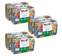 HiPP - Mon Dîner Bonne Nuit - Risotto de Légumes Dès 8 Mois 12 Pots de 190 g - BIOLOGIQUE