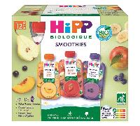 Hipp Smoothies Multipack 3 variétés dès 12 mois 8 Gourdes x 120ml