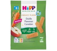 HiPP - Sticks Pommes Carottes Crousti' Plaisir - Sachet de 30g BIOLOGIQUE