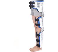 Hippe au Genou Fixation du Pied orthose, Rom à charnière réglable Rom Knee Hip Brace Mand Fracture Ferm et Orthotics of inférieur des Membres, Droite-S