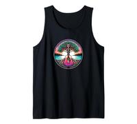 Hippie Amoureux de Guitare Acoustique pour Musique Folk Débardeur