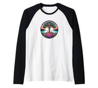 Hippie Amoureux de Guitare Acoustique pour Musique Folk Manche Raglan