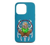 Hippie Chien Attrape-Rêves Loup Esprit Animal Psychédélique Art Coque pour iPhone 13 Pro