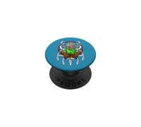 Hippie Chien Attrape-Rêves Loup Esprit Animal Psychédélique Art PopSockets PopGrip Adhésif