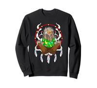 Hippie Chien Attrape-Rêves Loup Esprit Animal Psychédélique Art Sweatshirt