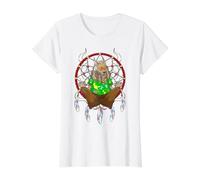 Hippie Chien Attrape-Rêves Loup Esprit Animal Psychédélique Art T-Shirt Graphique avec Valeur