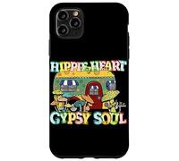 Hippie Cœur Gypsy Soul Rétro Camper Champignon Floral Coque pour iPhone 11 Pro Max