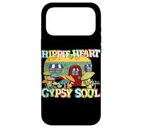 Hippie Cœur Gypsy Soul Rétro Camper Champignon Floral Coque pour iPhone 17 Pro Max