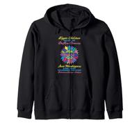 Hippie Enfants Tournesol Peace Citation Dreamer Boho Vibe Sweat à Capuche