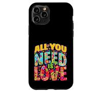 Hippie Flower Power Bohème Paix Groovy Style Boho des années 70 Coque pour iPhone 11 Pro