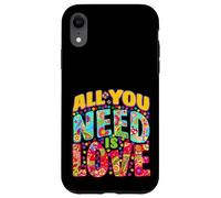 Hippie Flower Power Bohème Paix Groovy Style Boho des années 70 Coque pour iPhone XR