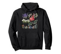Hippie Flower Power Kawaii Fleurs Floral Rose Cottagecore Sweat à Capuche