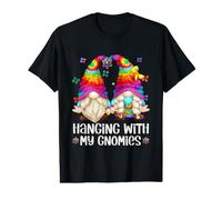 Hippie GNOME for Summer Vacation for Hanging with My Gnomies T-Shirt Graphique avec Valeur