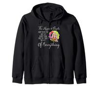 Hippie Happy People Citation Peace Sunflower Vibe Sweat à Capuche