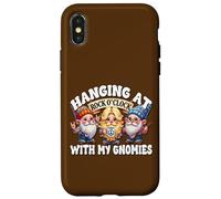 Hippie Rock Gnomes With Peace Sign Coffee Mug Rocker Hands Coque pour iPhone X/XS