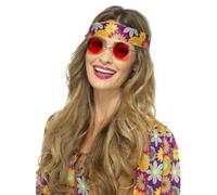 Hippie Specs Accessoire De Costume Rétro Disco Des Années 60 70