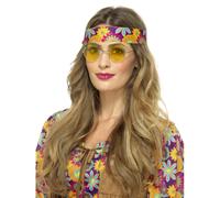 Hippie Specs Accessoire De Costume Rétro Disco Des Années 60 70