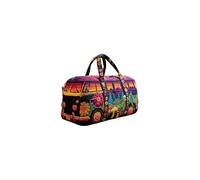 Hippie Van Quilted Travel Bag - Bohemian Weekend Bag with Adjustable Shoulder Strap, Retro Style Travel Bags for Women, Ideal for Short Stays