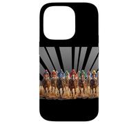 Hippique Jockeys Art, Santa Anita Del Mar, Pur-Sang Coque pour iPhone 14 Pro