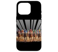 Hippique Jockeys Art, Santa Anita Del Mar, Pur-Sang Coque pour iPhone 16 Pro